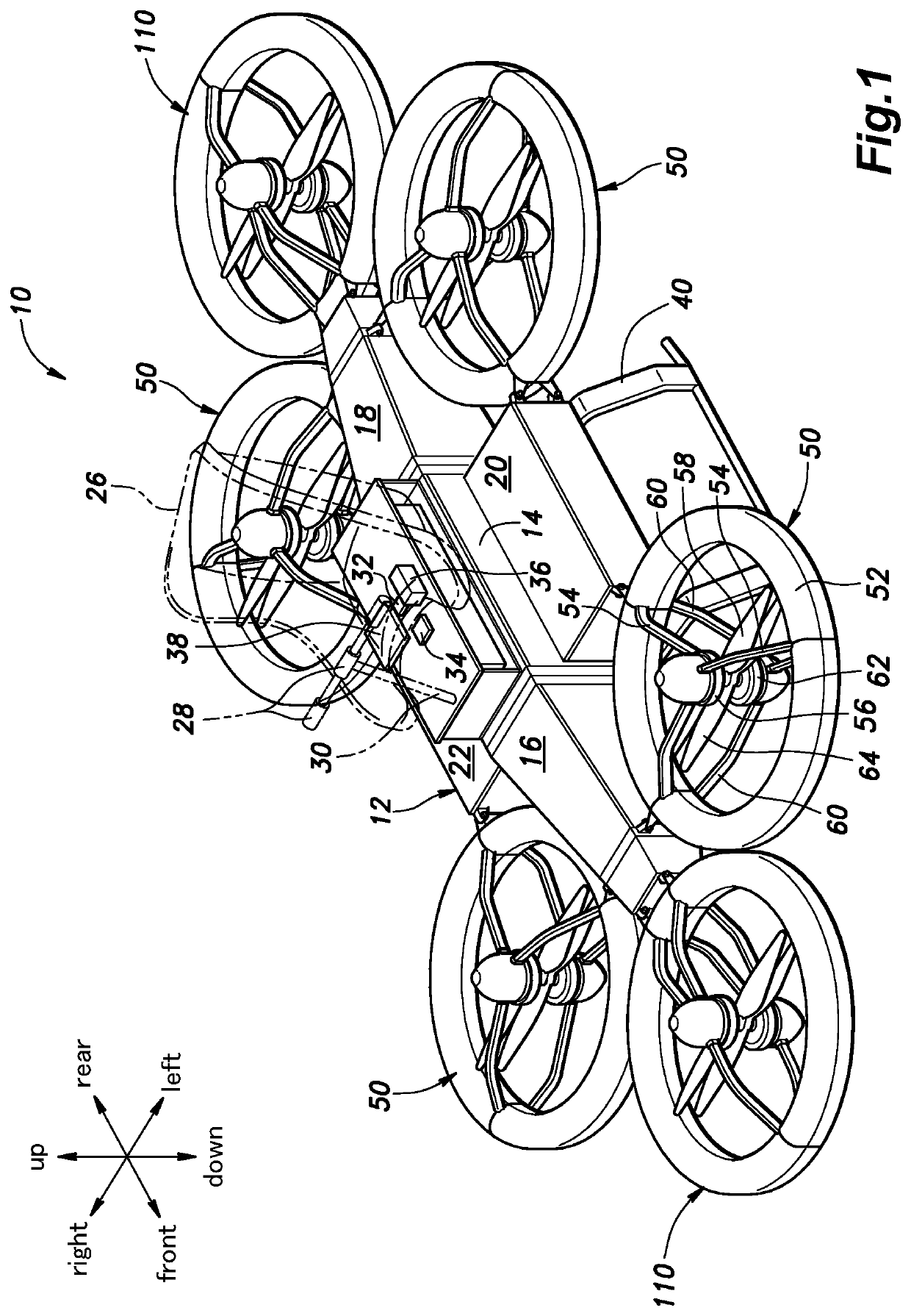 Ducted fan device