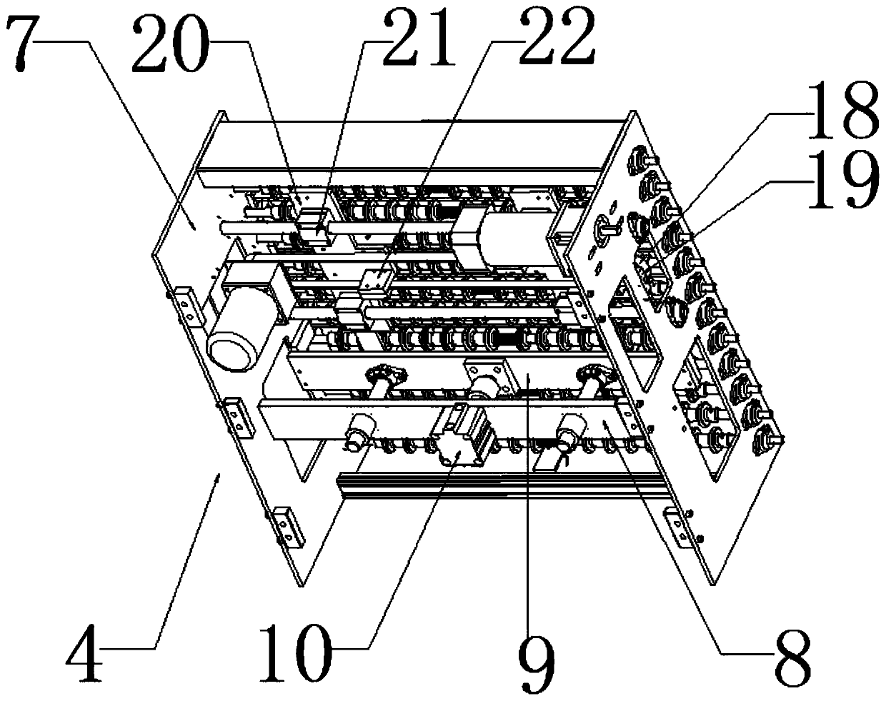 Automatic loading and unloading device for PCBA manufacturing and production and operation method thereof