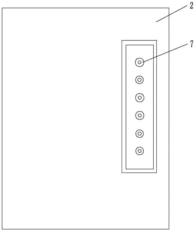 Radioactive source tank-mounted monitoring device and using method thereof