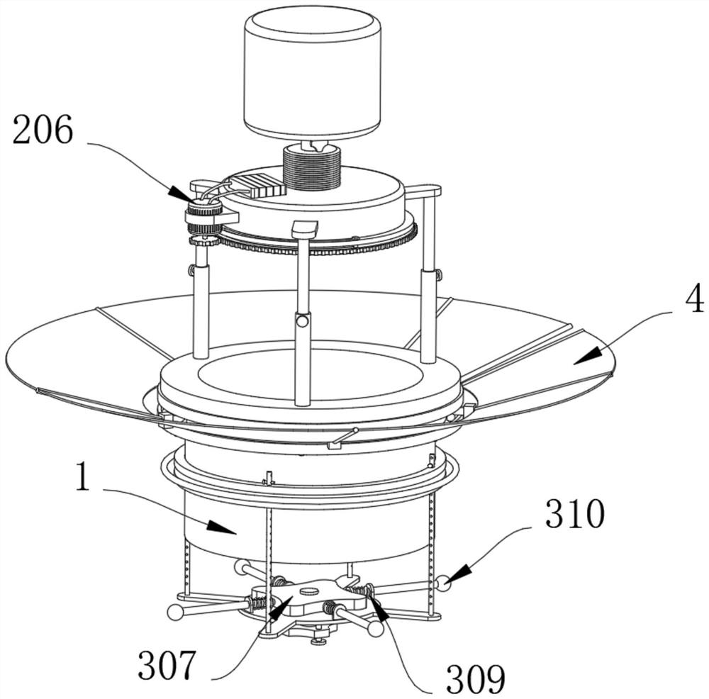 Plant maintenance structure for treating ecological sewage