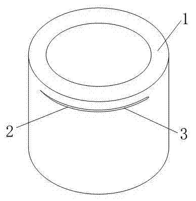 Structurally-modified chemical fiber paper bobbin