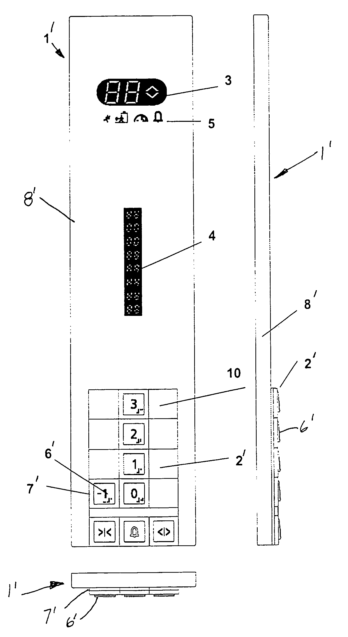 Elevator car operating panel