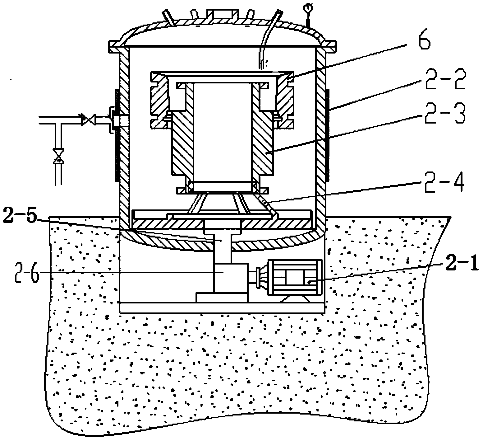 System and method for vacuum pouring of insulation resin used for motor rotor