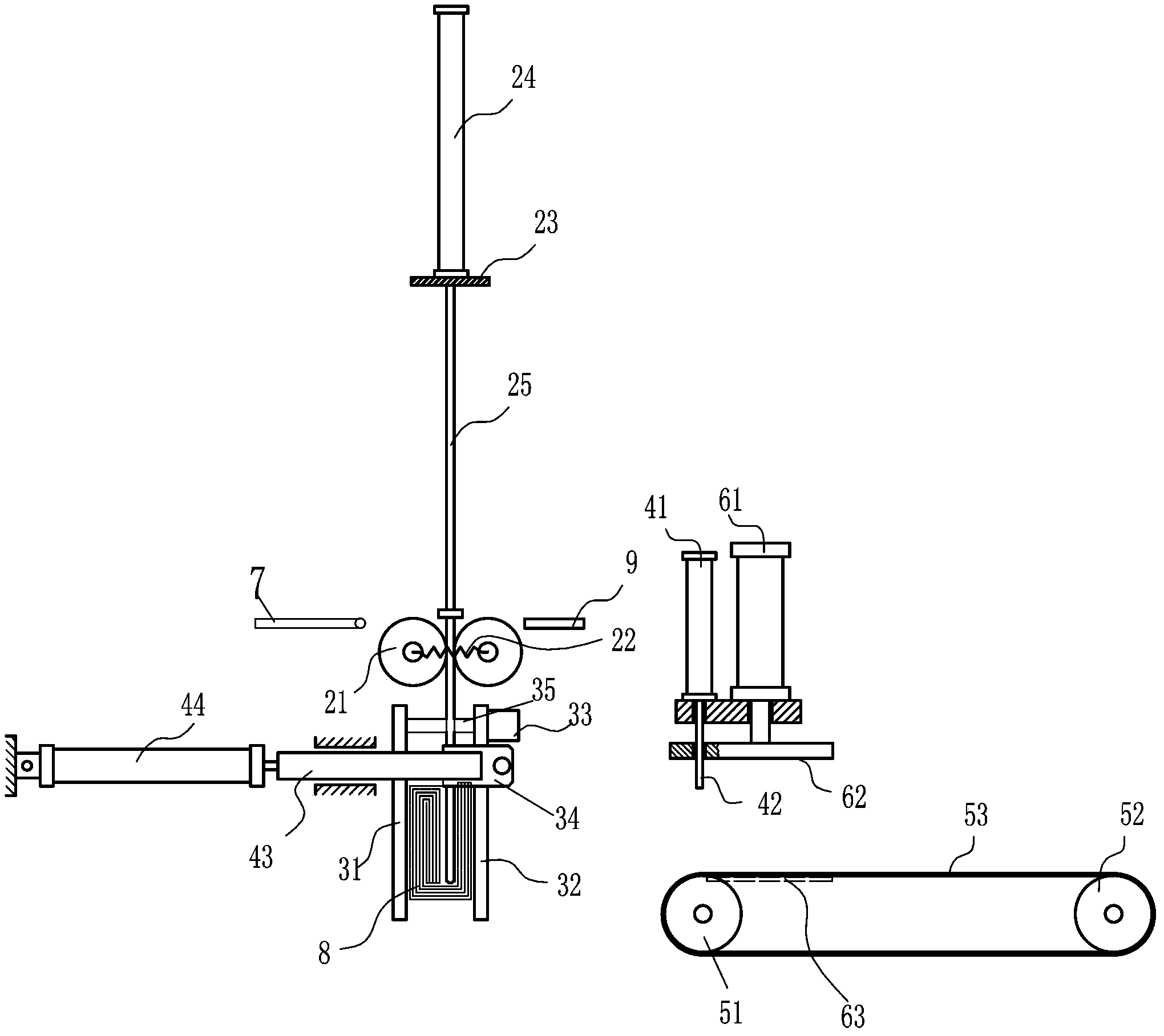 Plastic body folding machine