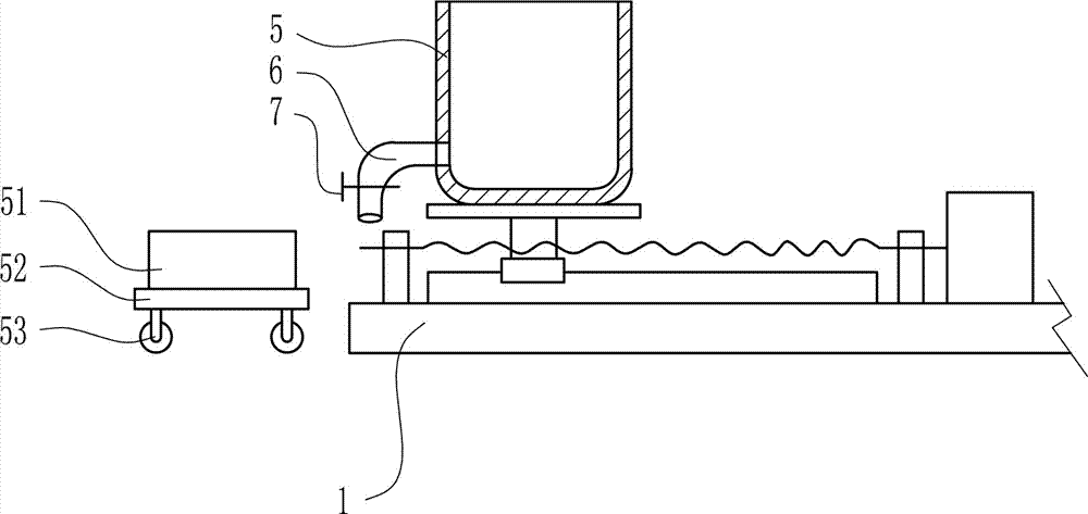 Rare-earth material liquid oil removal device convenient to clean