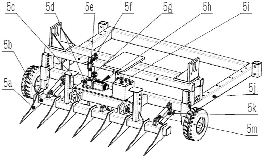 A self-adaptive film shovel and pick-up speed regulating device and a residual film recovery device and system