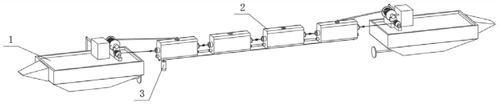 Bridge pier foundation underwater detection device and using method thereof