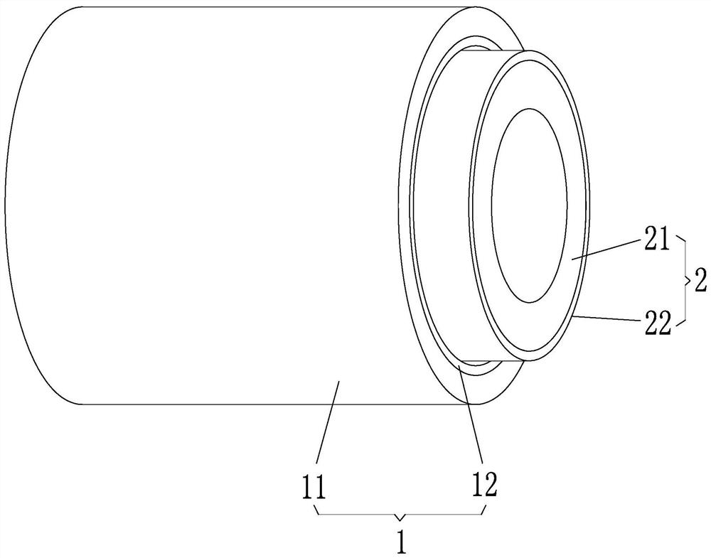 A cylindrical hybrid magnetic coupling