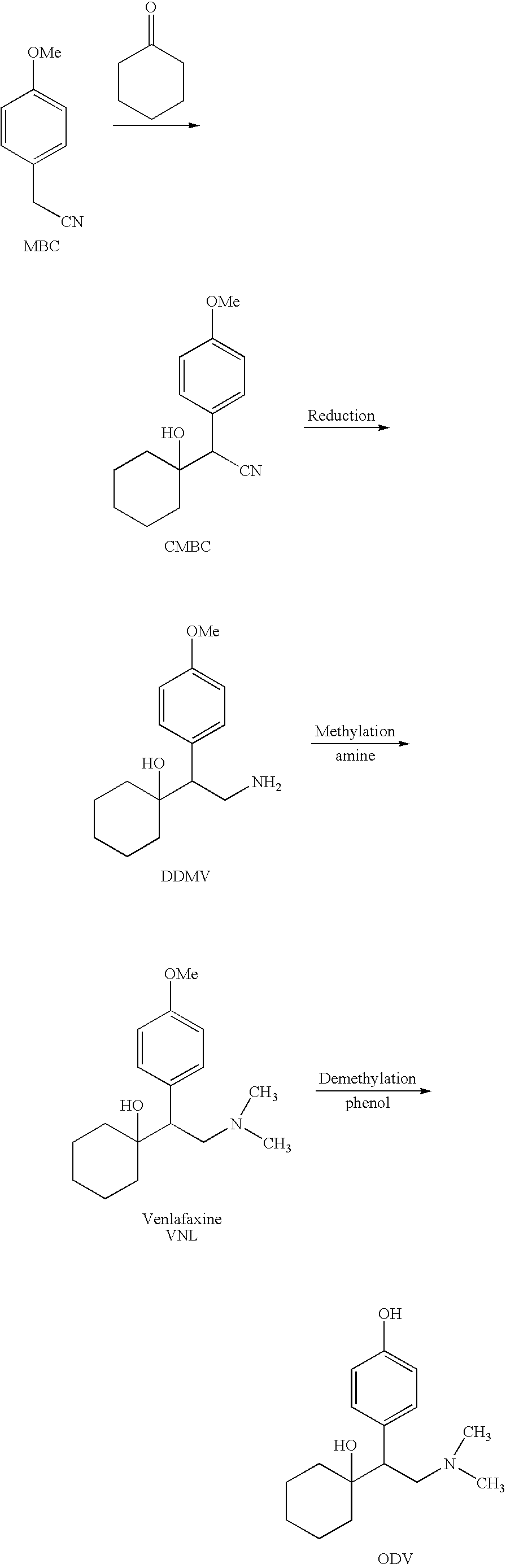 Processes for the synthesis of O-Desmethylvenlafaxine