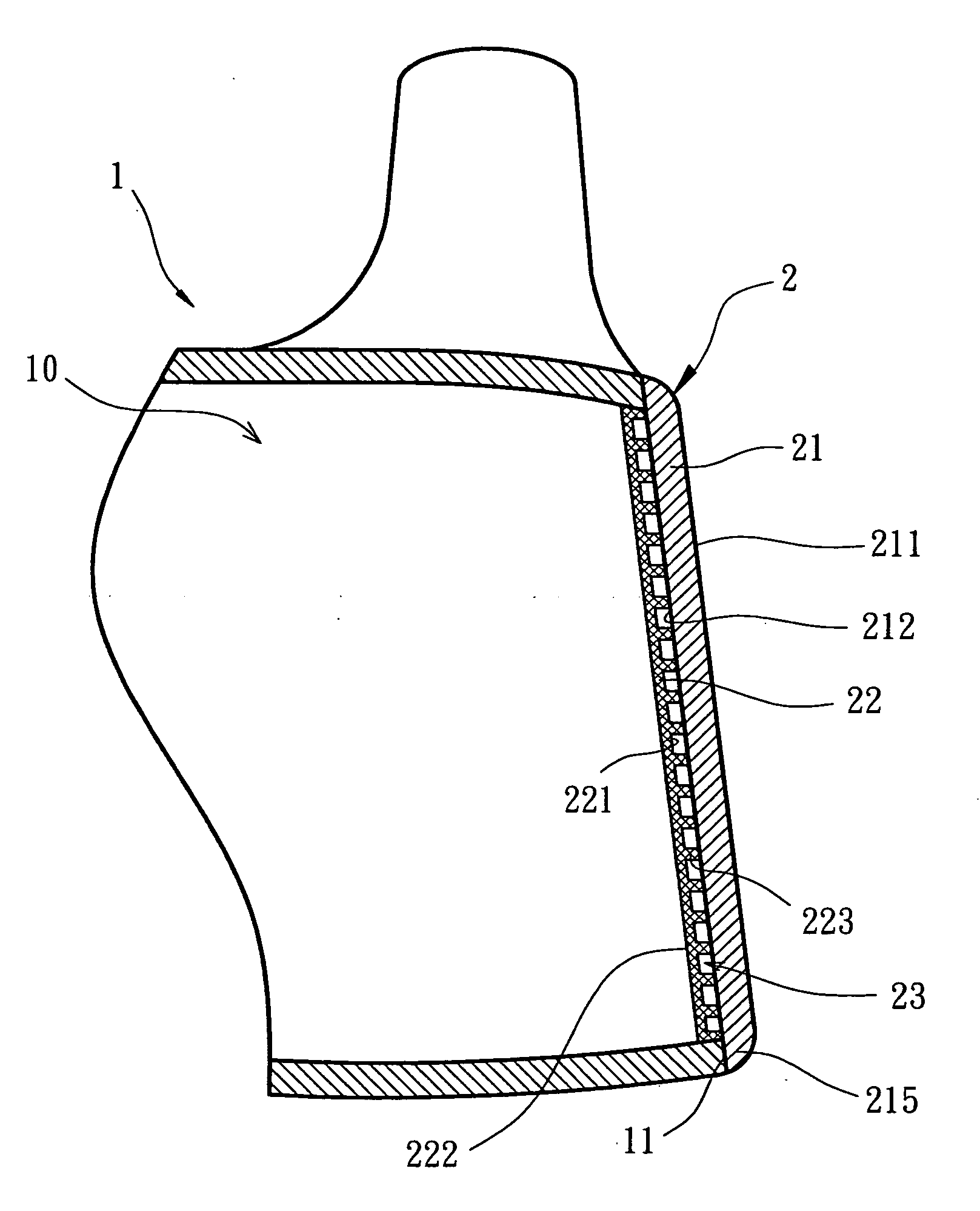 Golf club head having complex striking plate structure