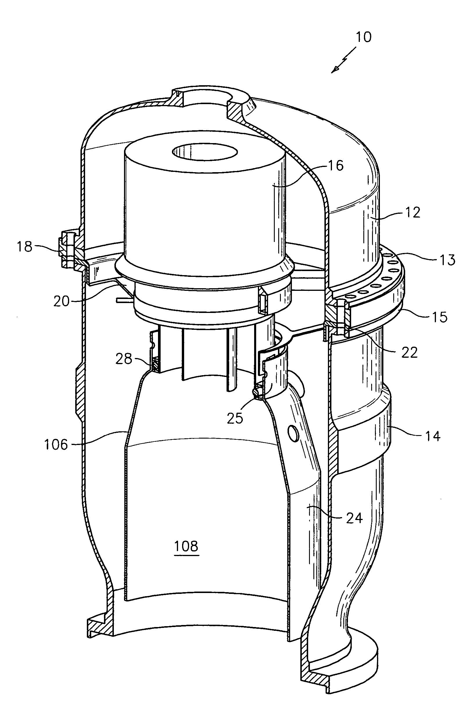 Compliant metal support for ceramic combustor liner in a gas turbine engine