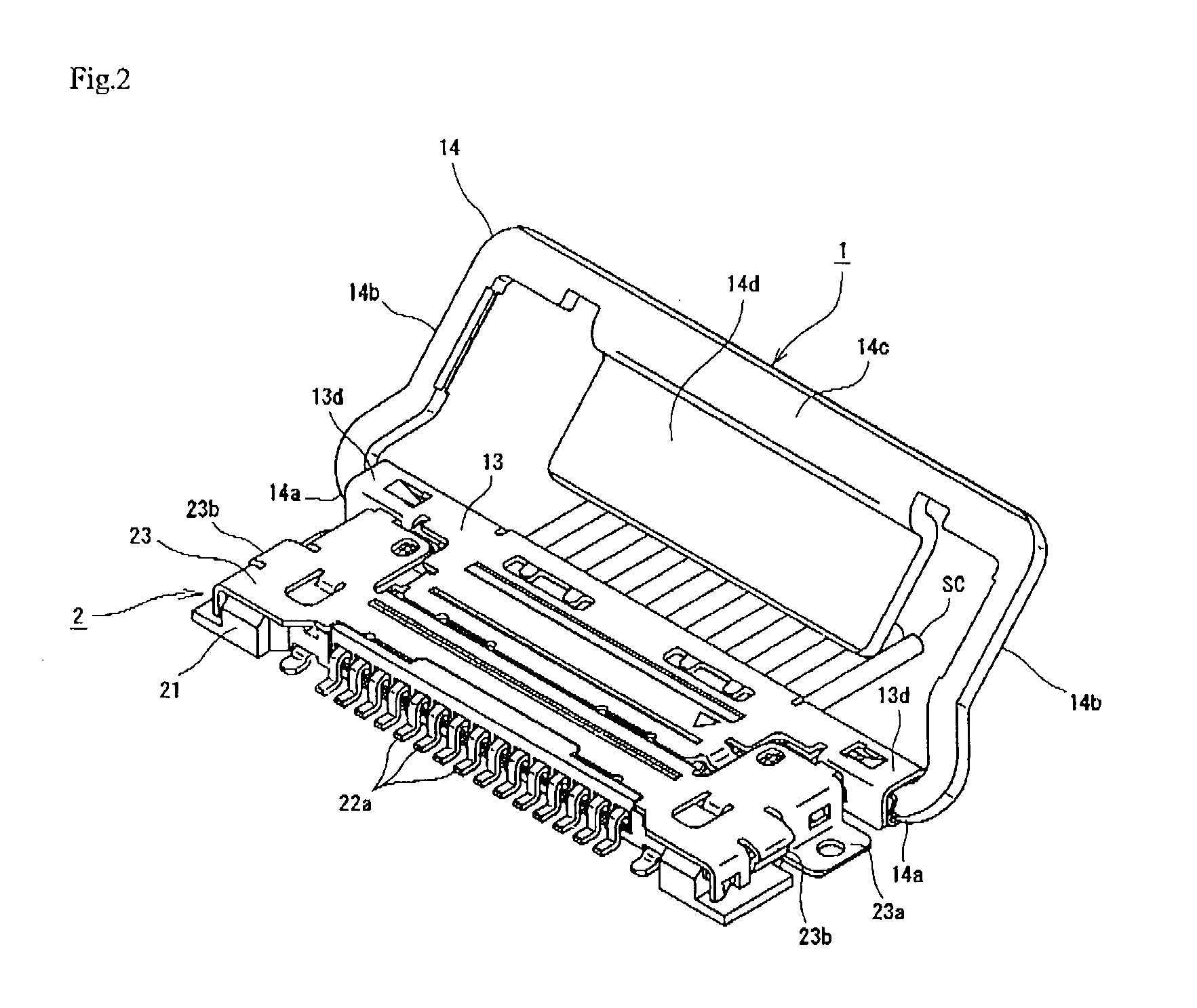 Electric connector and electric connector assembly