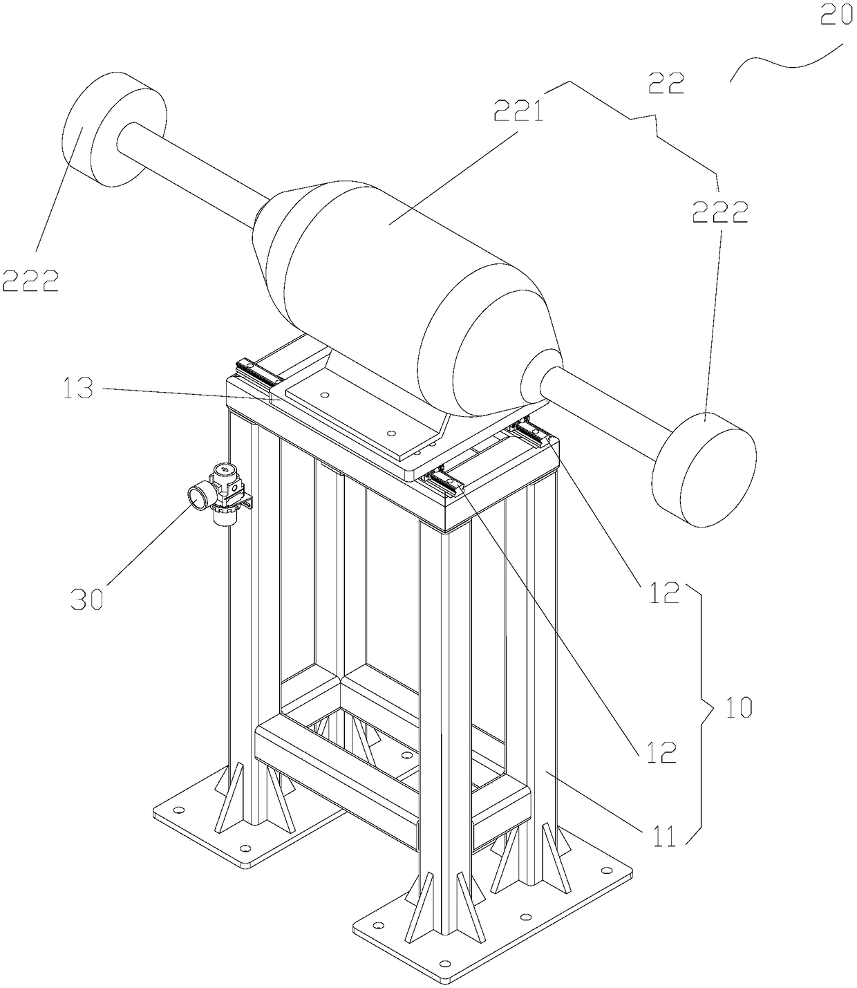 Grinding and polishing device and grinding and polishing method