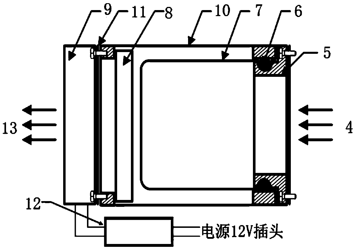 Air purifying device of computer for medical experiments