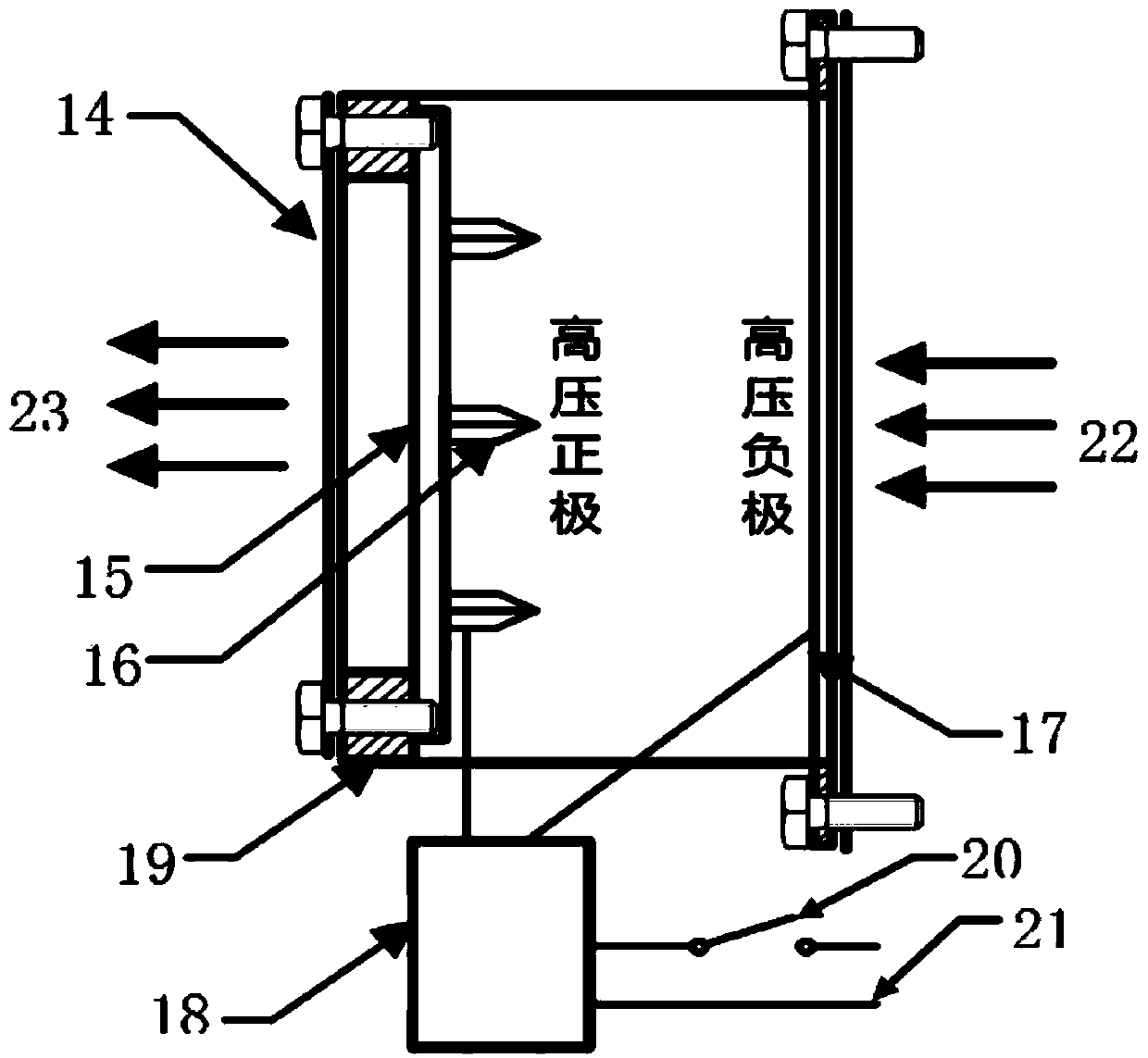 Air purifying device of computer for medical experiments