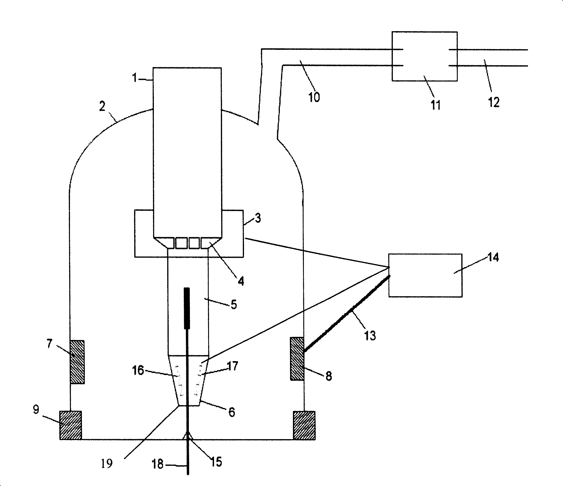 Moxibustion therapy apparatus and method for controlling gas temperature in moxibustion treatment