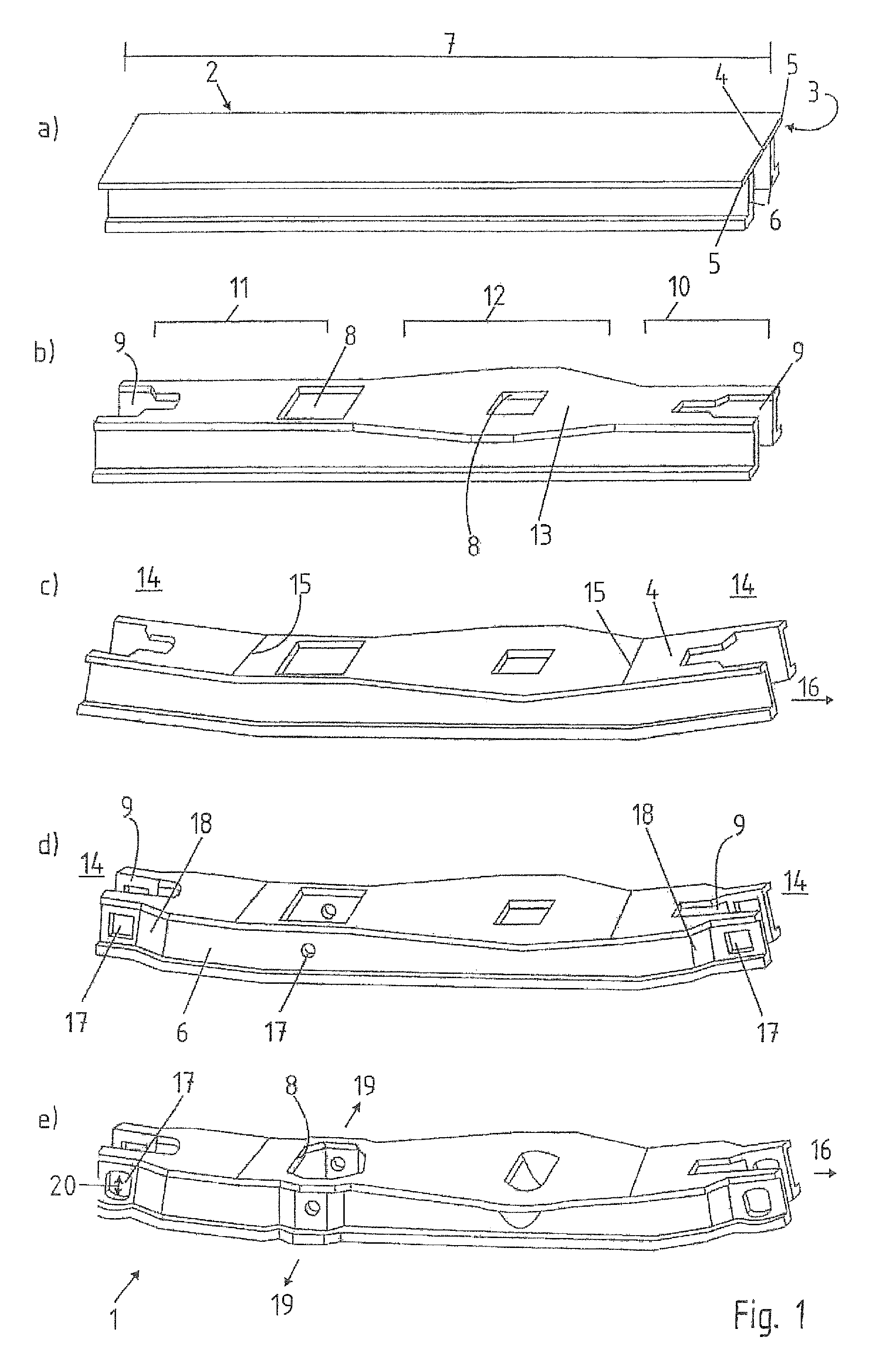 Method for producing a control arm, and a control arm