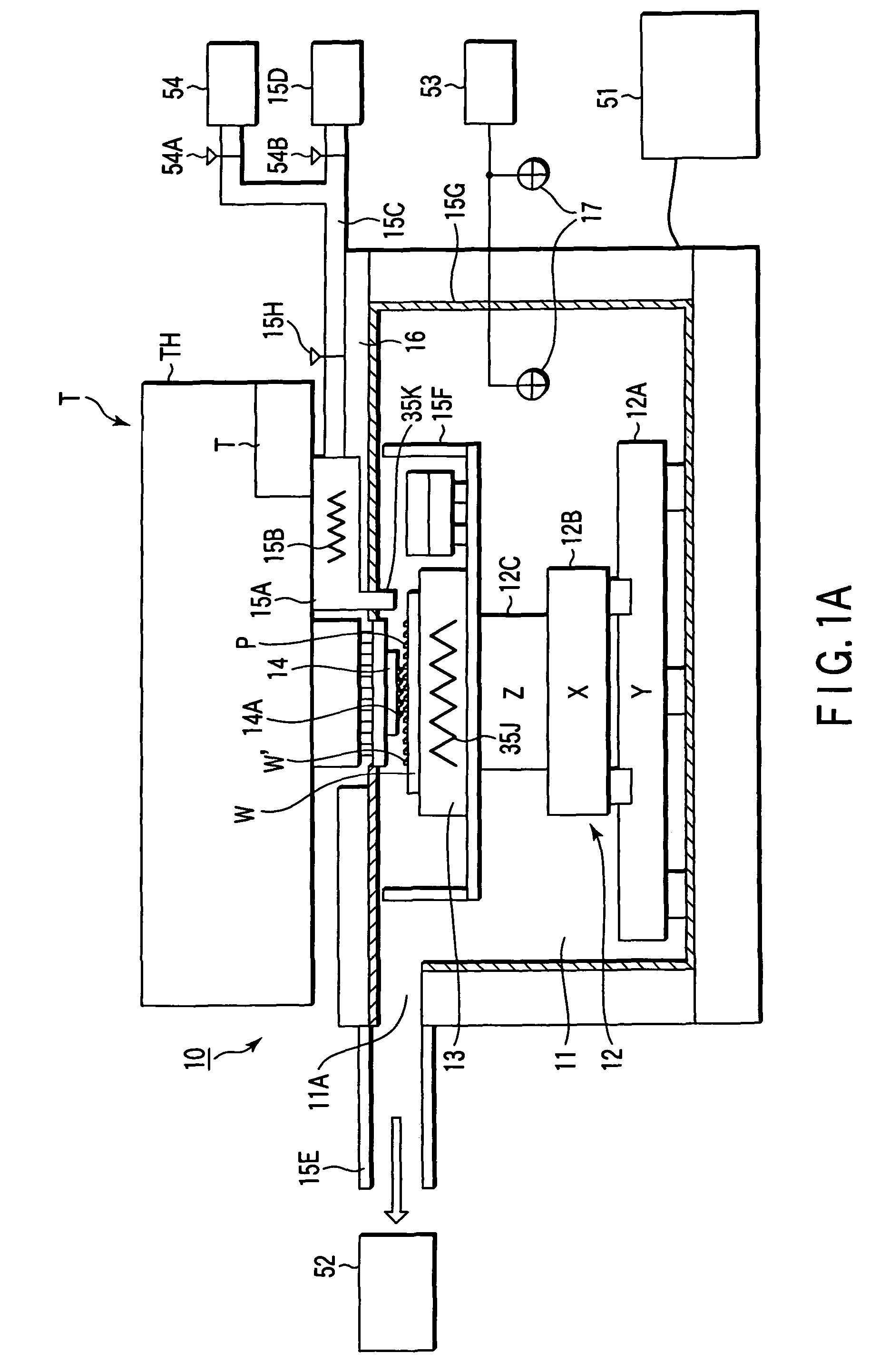 Probe method, prober, and electrode reducing/plasma-etching processing mechanism