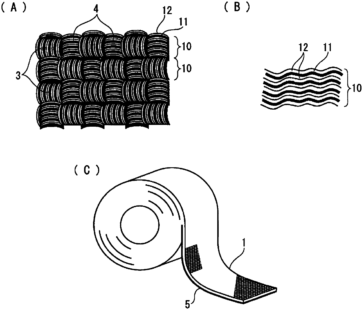 Tape for electric wire