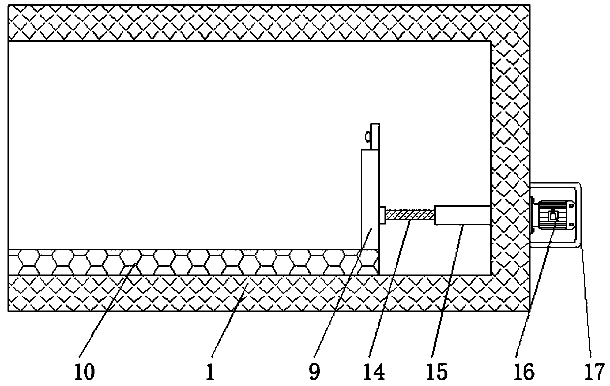 Filter warehousing storage placing rack