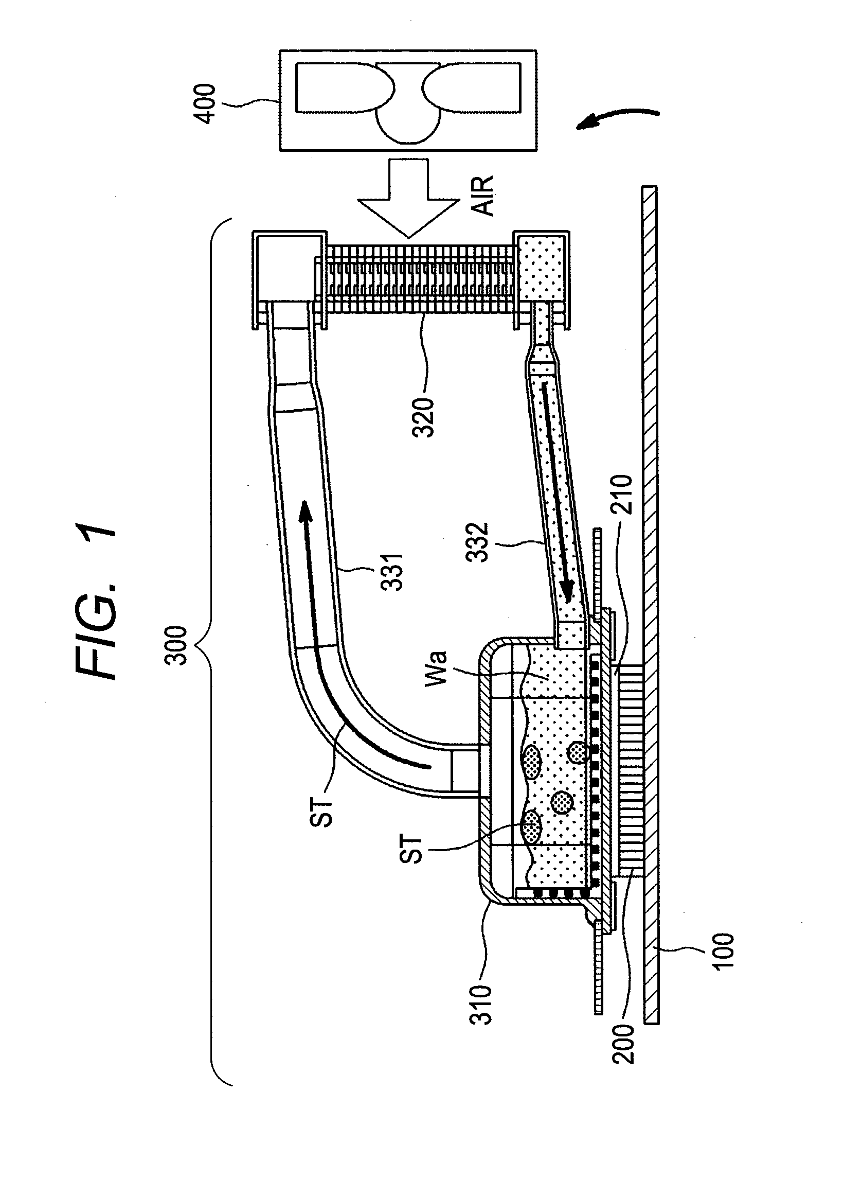 Cooling system and electronic apparatus applying the same therein