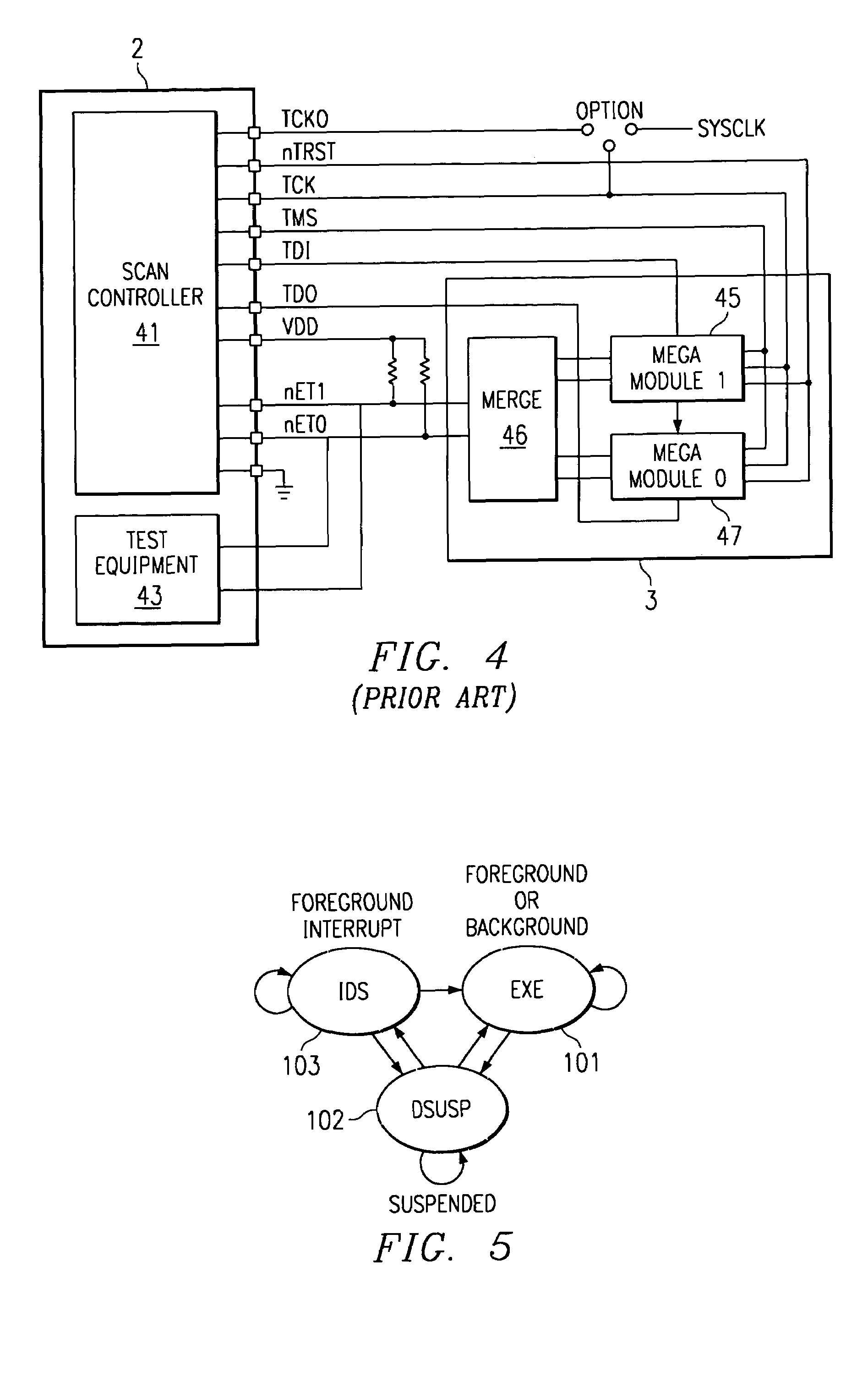 Emulation system with peripherals recording emulation frame when stop generated