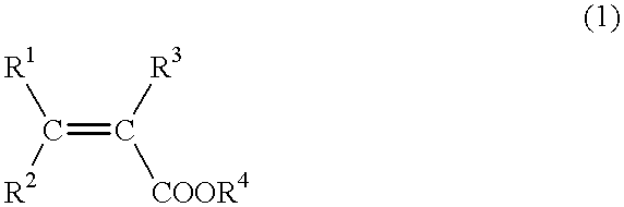 Process for producing alpha , beta-unsaturated carboxylic acid esters and catalyst for use in such process