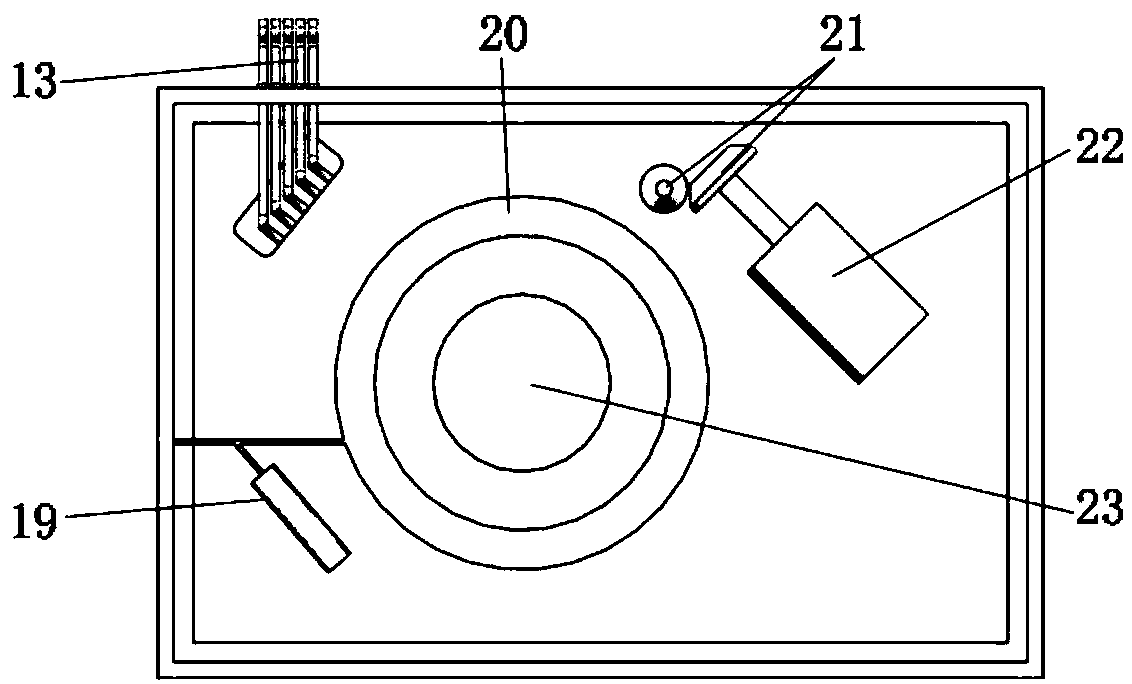 Multi-material ceramic photocuring printing system mechanism and rough blank preparation method