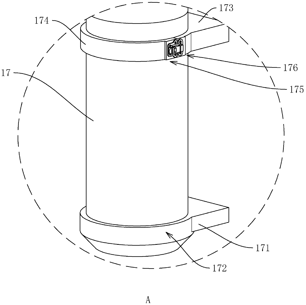 Control system and method of smoke-removing fireproof fire-fighting staircase