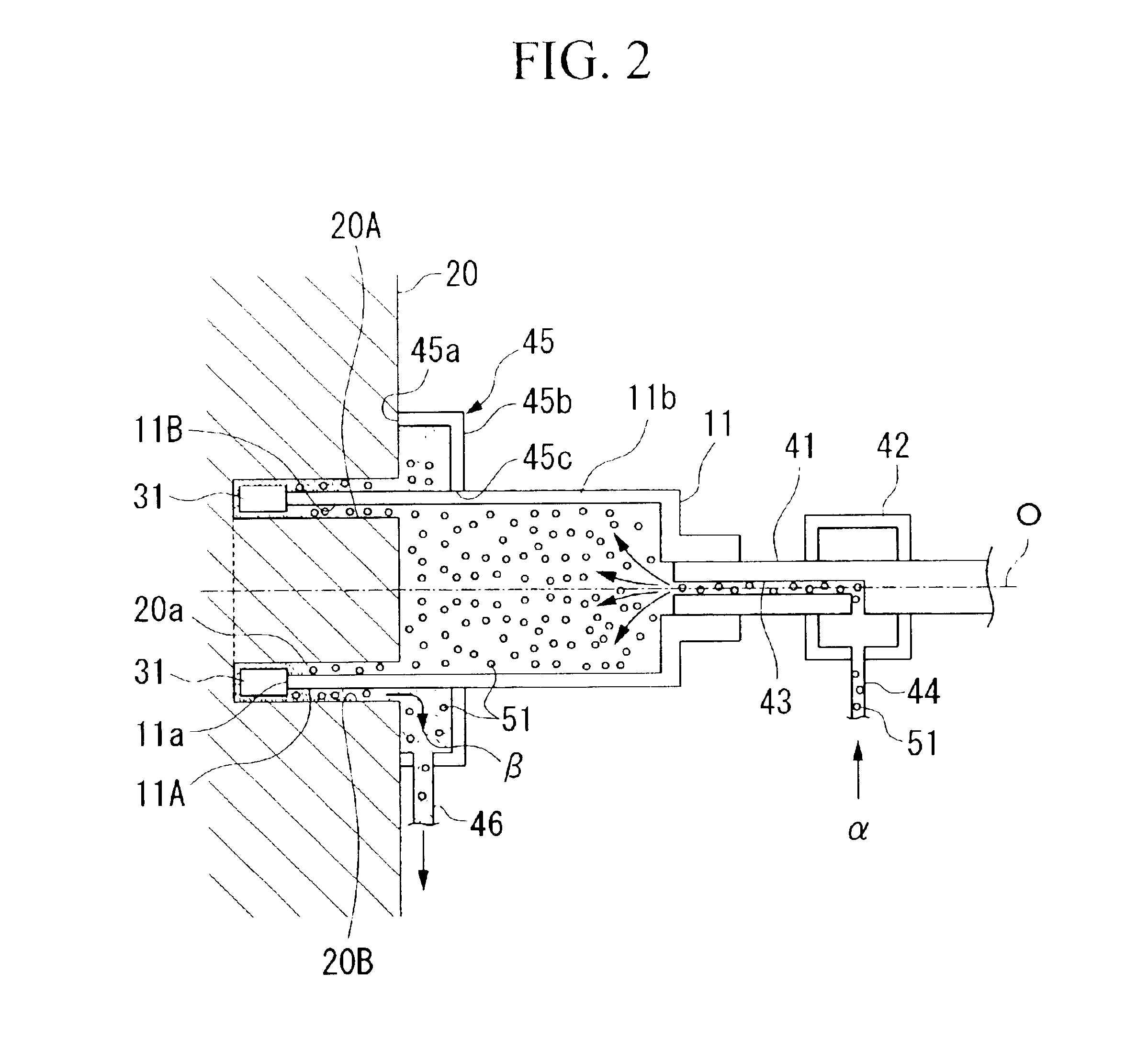 Abrasive and boring method using the same