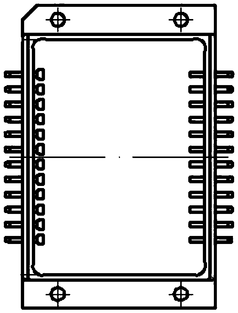 Hybrid integrated circuit tube shell and method for preventing glass insulator from breaking