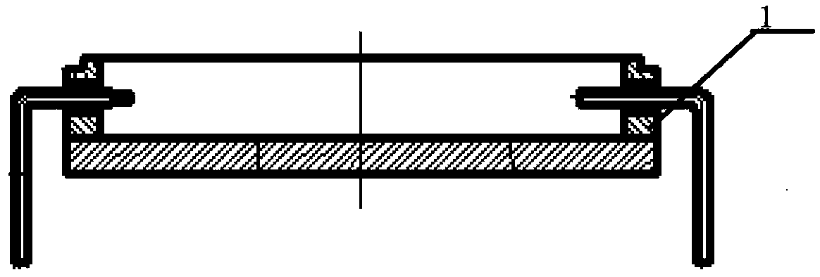 Hybrid integrated circuit tube shell and method for preventing glass insulator from breaking