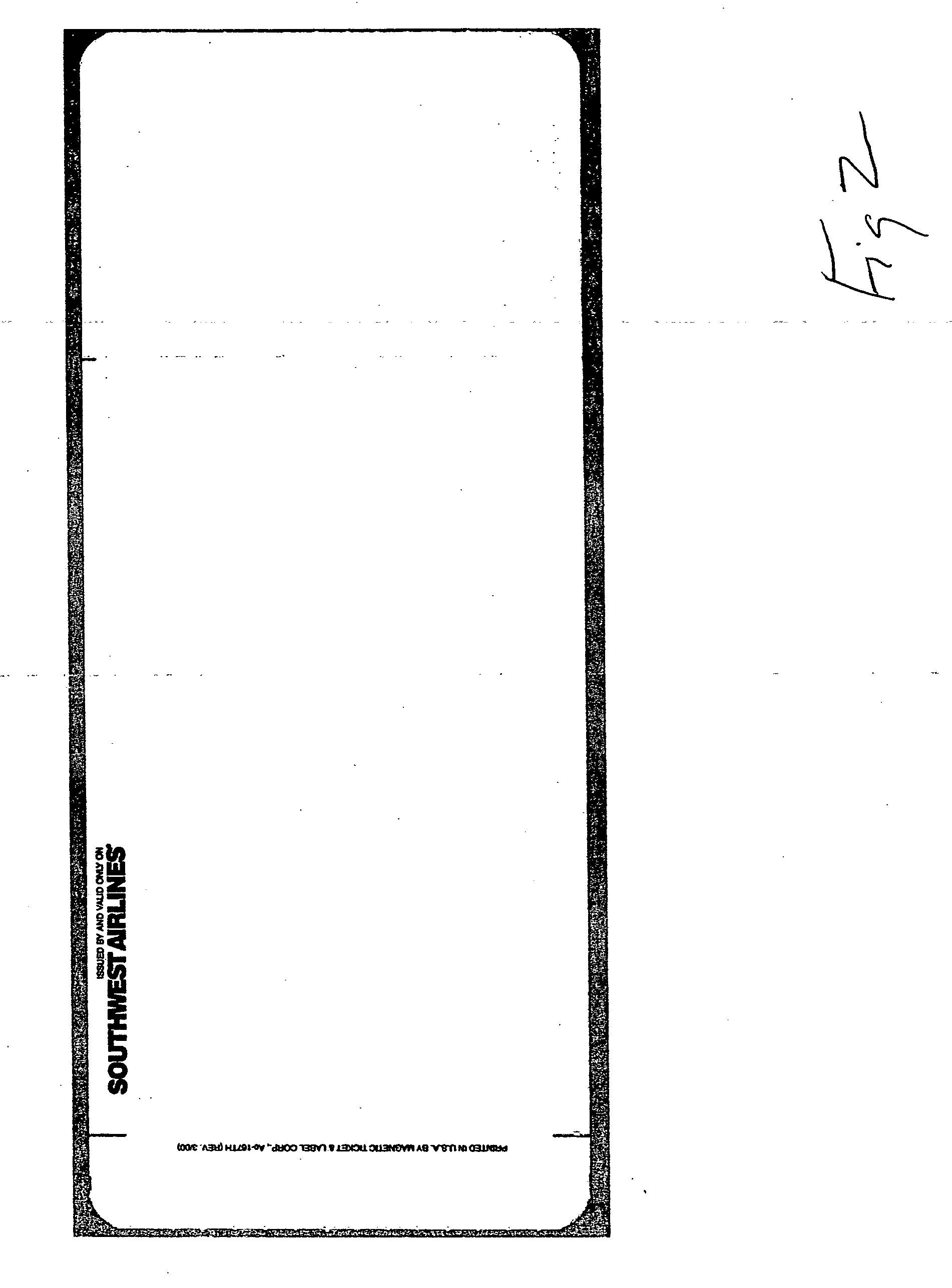 Method of selecting and storing airline ticket data