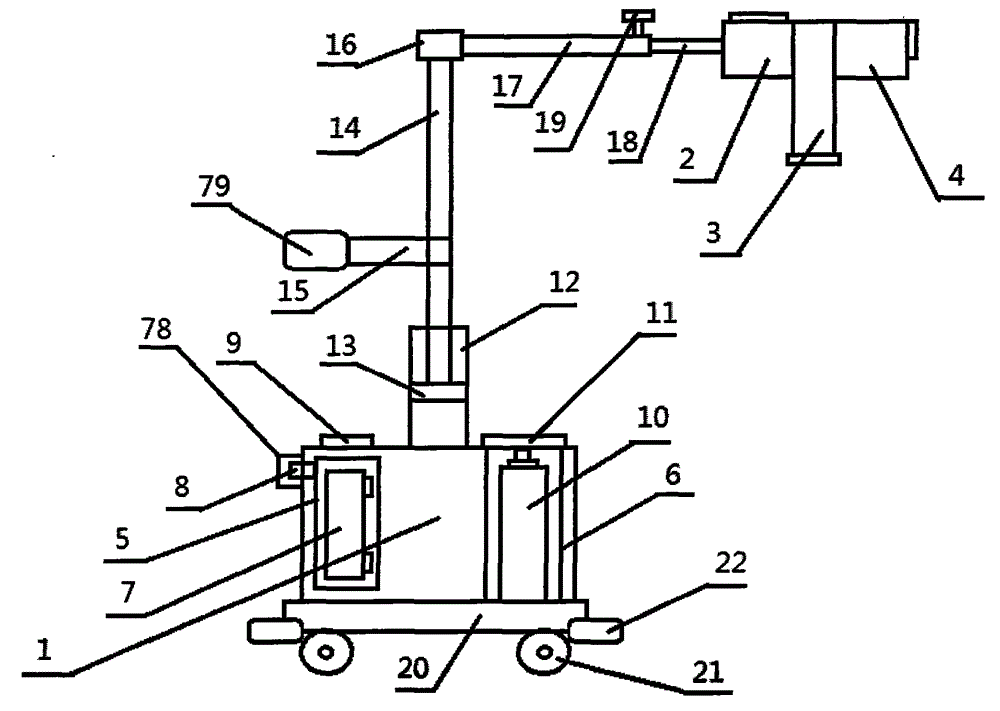 Concentration-adjustable type anesthesia device for anesthesia department