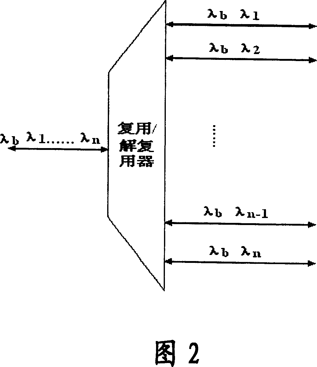 Controlled multicast method and system for wave complex optical network