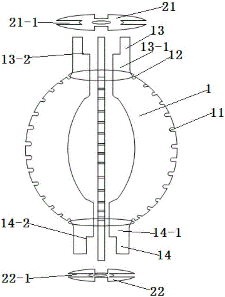 Production die of lantern skeleton and use method of production die