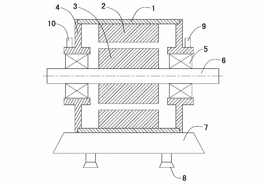 Fault discrimination method and device for rolling bearings of doubly-fed generators for wind power