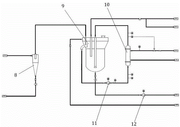 Continuous sodium acetate evaporation crystallization system and continuous sodium acetate evaporation crystallization method