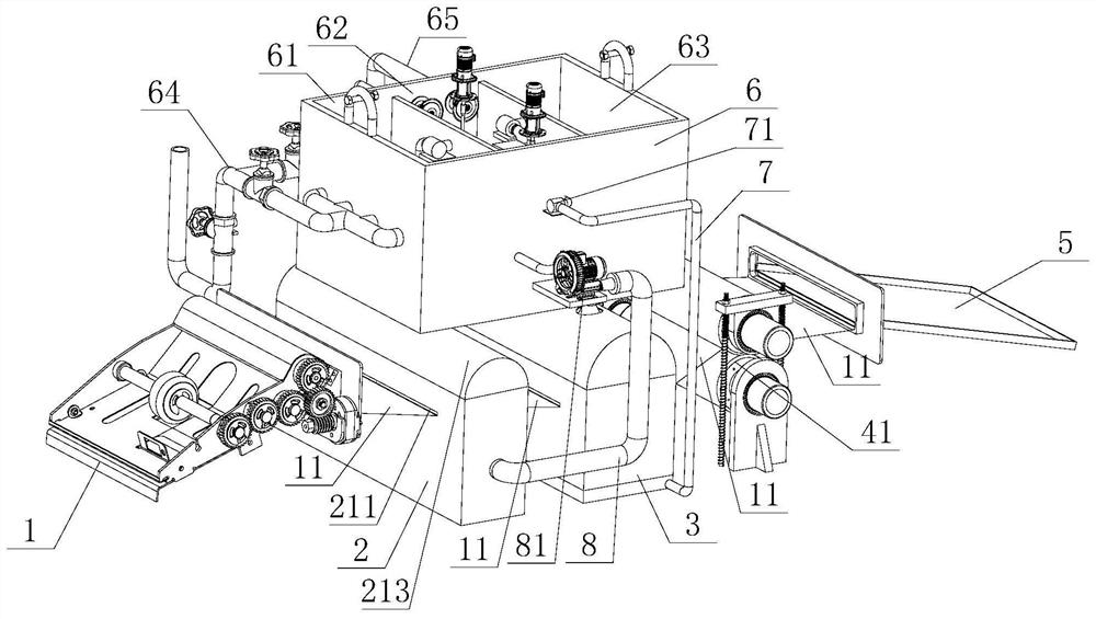 Waste paper regeneration device and paper making method thereof