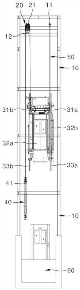 Right Angle Penetrating Elevator