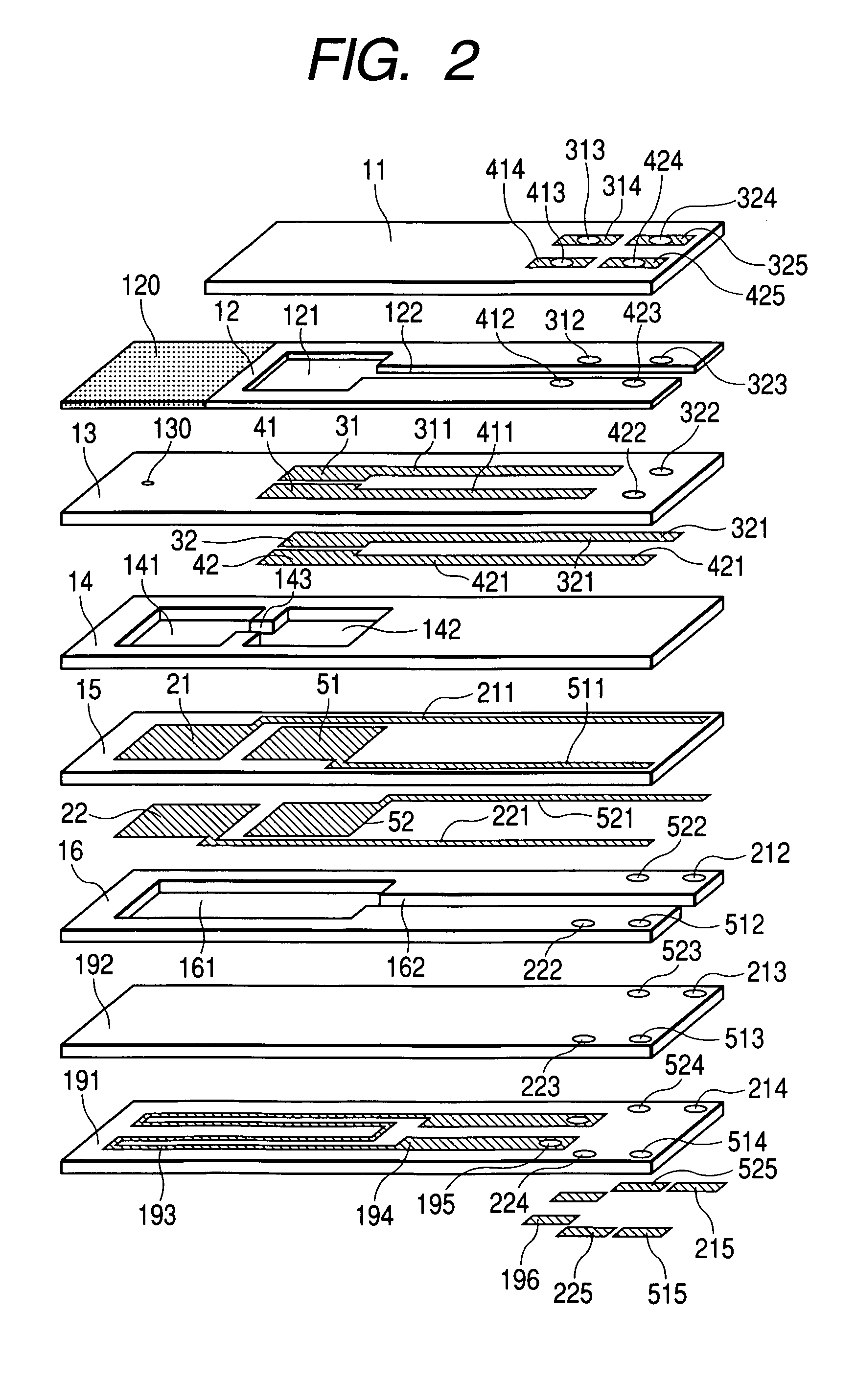 Hydrogen-containing gas measurement sensor element and measuring method using same