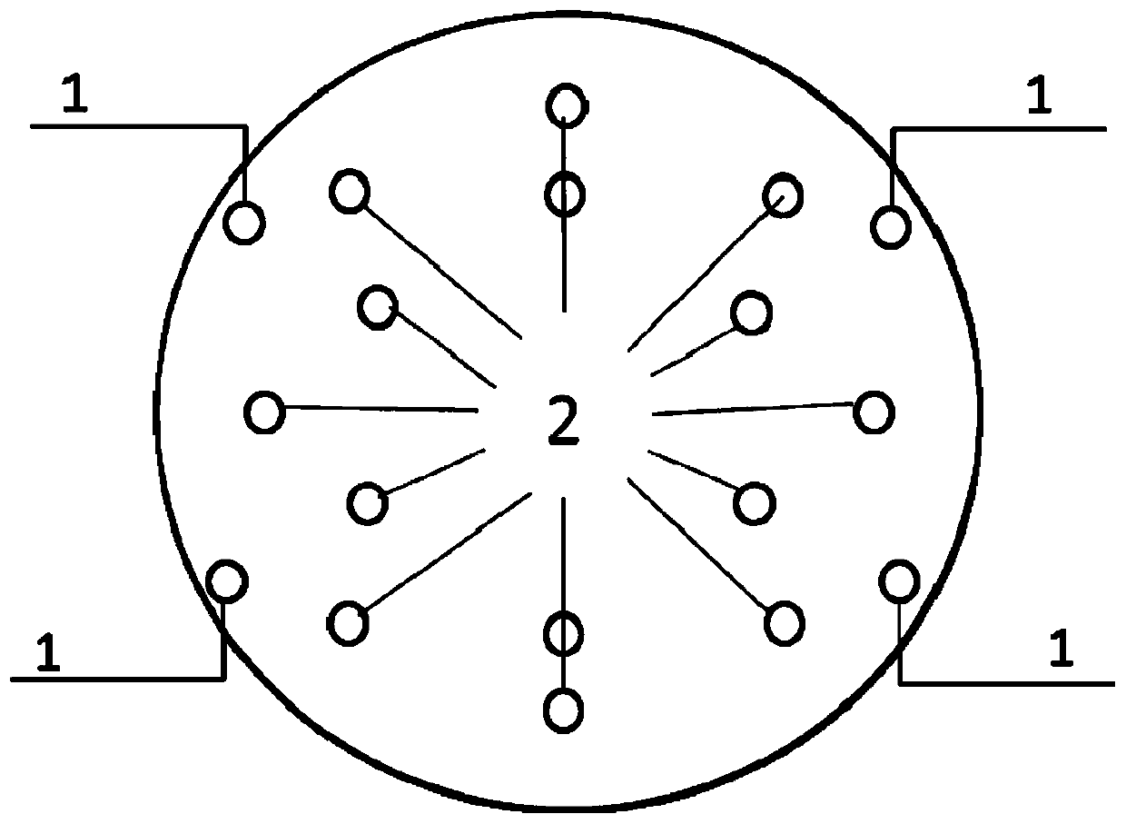 Cutterhead-built-in focusing type electrical method water detection system and method carried on shield tunneling machine