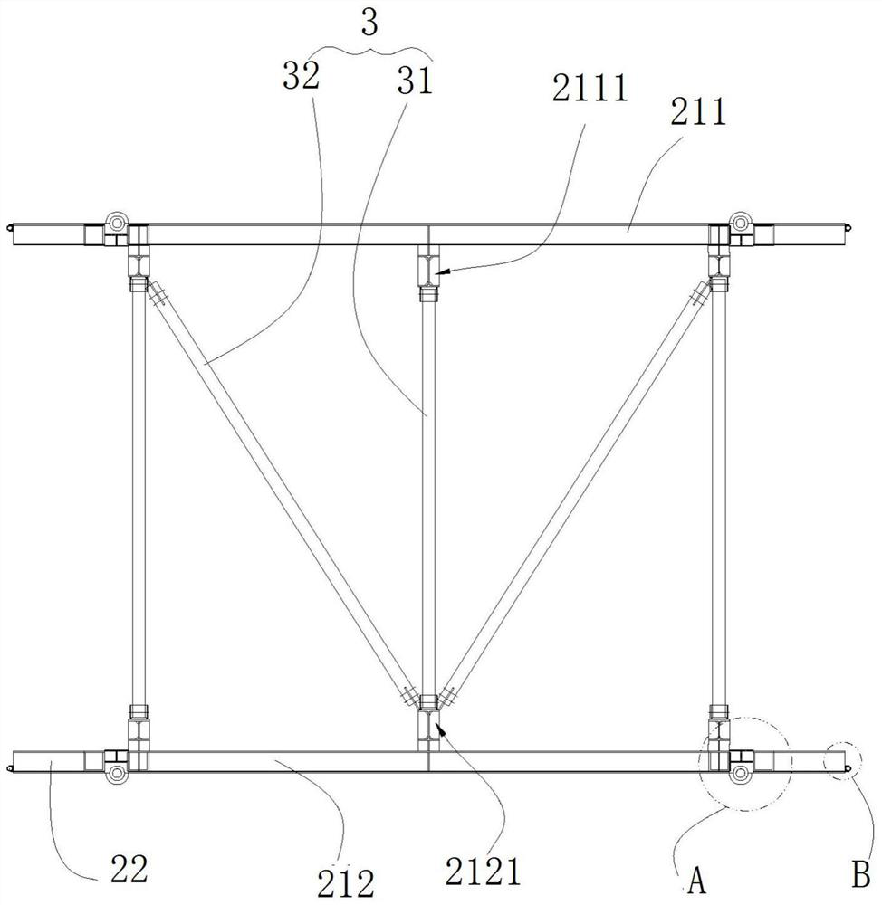 Aqueduct structure and water-stop belt overhauling construction device and use method thereof