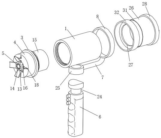 Automatic disinfection device for infusion connector