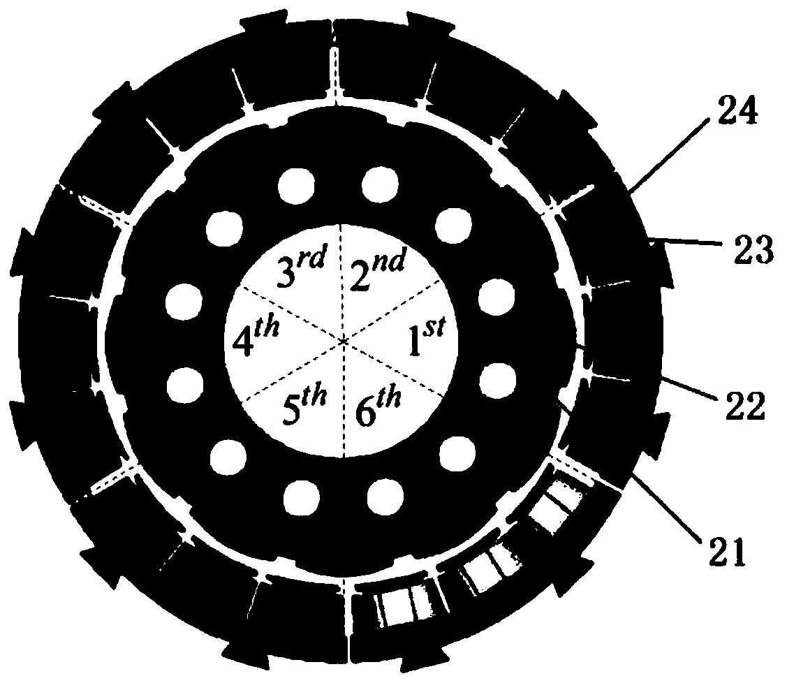 Harmonic suppression method and system for generator-side converter of eighteen-phase direct drive permanent magnet wind generator, and medium