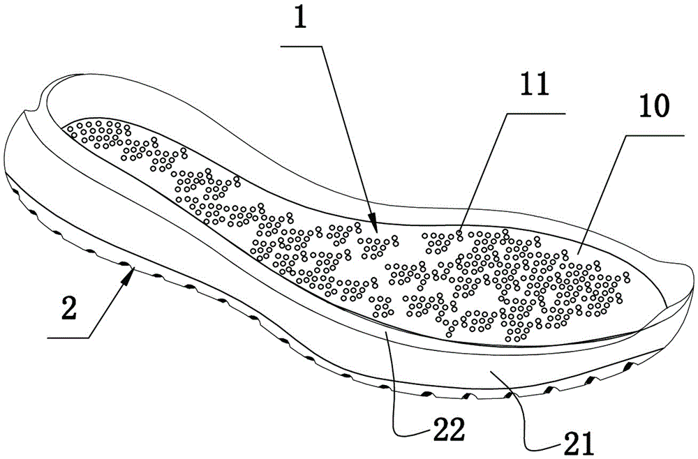 PU puffed sole and production process thereof