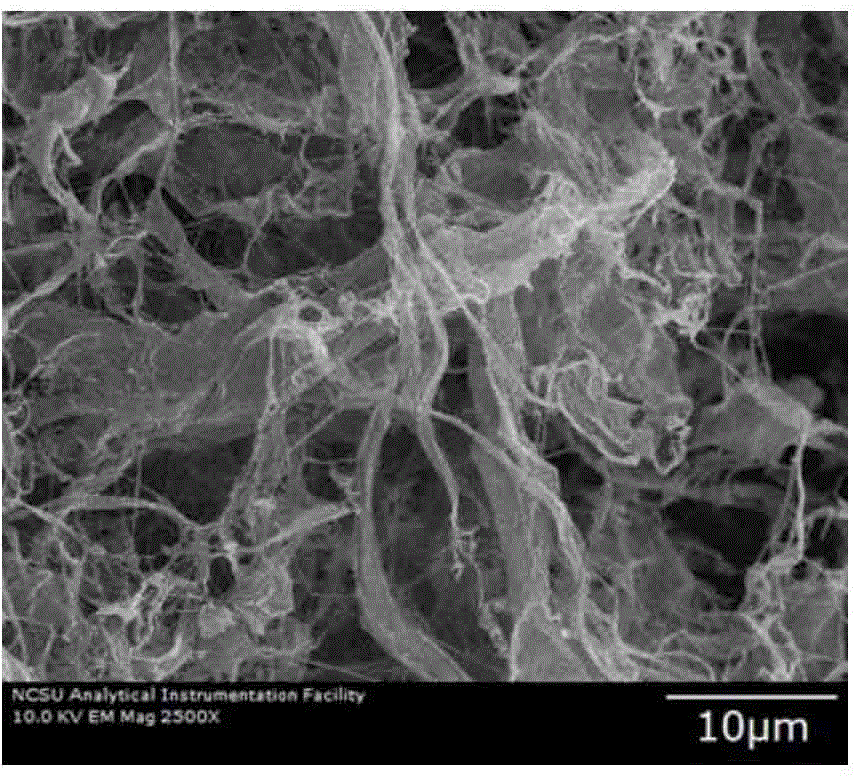 Nano cellulose based biological aerogel and preparation method and application thereof