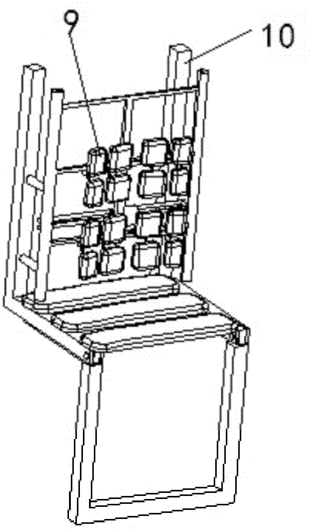 Bathing device adaptive to surface curve of human body