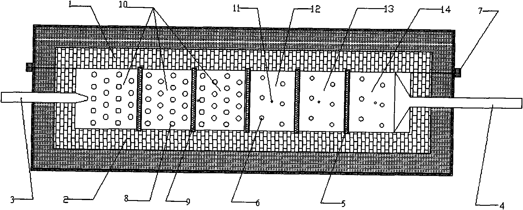 High-temperature air resistance furnace using silicon carbide foamed ceramic to enhance radiation absorption