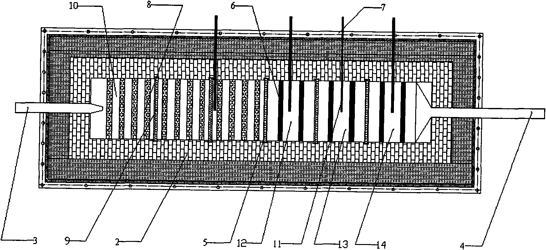 High-temperature air resistance furnace using silicon carbide foamed ceramic to enhance radiation absorption